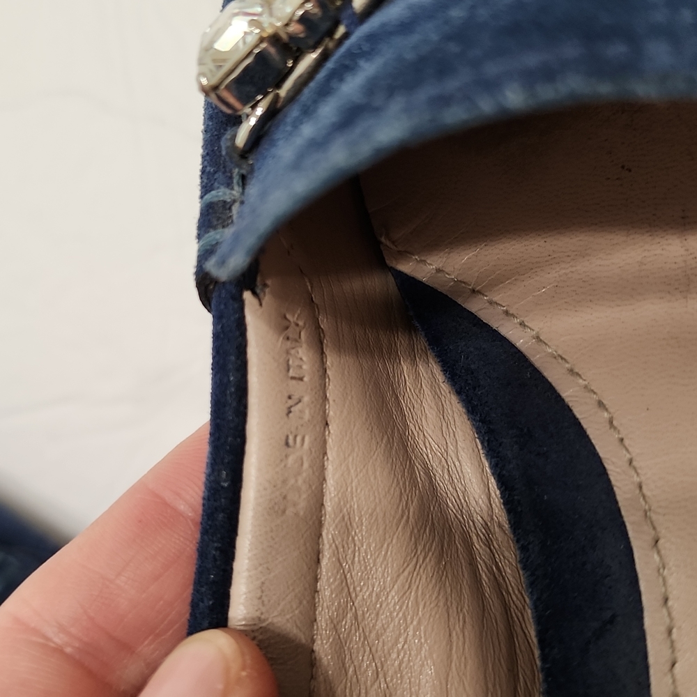 Miu Miu Blue Calzature Donna Loafers Flats - Picture 12 of 13